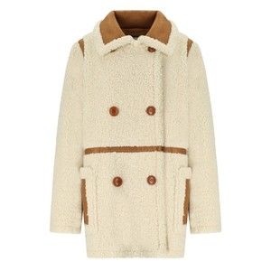 Stand Studio Chloe Ecru Double-Breasted Jacket - NWT